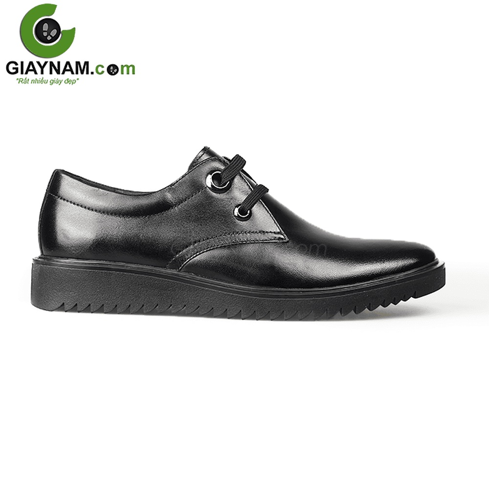 Giày buộc dây nhập khẩu thời trang cao cấp màu đen truyền thống Mã BD05210D1